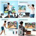 Switch 2 Sports Accessories, Wodbymat 25 in 1 Sports Bundle for Nintendo Switch 2 with 2 Tennis accessories 2 Handle 2 Steering Wheels 2 Bowling ball grip 2 Sword accessory Shared 2 grip 2 Golf 2 Binding tape 2 Wrist strap 2 Lanyard times 2 Lanyard 2 Rocker cap 1 Storage bag