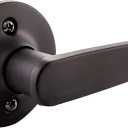 Design House 779124 Delavan Dummy Door Lever Matte Black