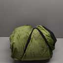 BDEUS Memory Foam Camping Mattress Pad 3inch Waterproof Roll Up Bed Sleeping Mat for Adults Portable Roll Up Mattress for Travel Guest Floor Bed Cot Mattress for Car, Tent (Single, Green)