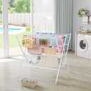 Drying Rack Clothing,35.4in Long Drying Poles Large Clothes Drying Rack, 38.2in