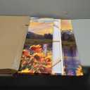 3 Pieces Mountain Canvas Wall Art for Living Room Nature Landscape Picture Sunflower Wall Decor for Bedroom Home Decoration Sunrise Grand Teton National Park Painting Framed Artwork - 20"x28"x3 Panels