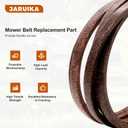 Jaruika M158131 Deck Belt Replacement for John Deere M158131 M154296 Z425 Z445 Z435 Eztrak Zero Turn Mowers with 54 Inch Mower Decks (1/2 x 152.3)