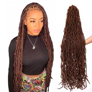 Soft Locs Crochet Hair Brown Color