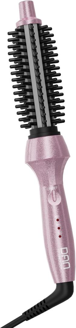 DAN Curling Iron Brush,Heated Curling Brush,CurlingBrush for Short Hair,Heated RoundBrush,SmallBrush Curling Iron,Curling Hairbrush