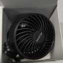 Gaiatop Desk Fan, 5-Inch Portable Electric Table Desktop Air Circulator Fans, Small but Powerful with 3 Speed 360 Adjustable Tilt for Cooling Home Dorm Office Bedroom Bathroom Kitchen, Black