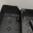 2 Pack Under Sink Organizer 2 Tier Sliding Cabinet Organizers Multi-Purpose Sink Storage Basket L-Shape Narrow Space Storage Shelves with 4 Hook for Kitchen Bathroom Drawer, Black