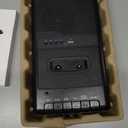 Portable Cassette Player,Digital Cassette Recorder Portable Tape Player with Stand-Alone Microphone, Built-in Speaker, Retractable Handle, 3.5MM Headphone