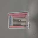 Natural Lash Clusters Kit DIY Lash Extension Kit Wispy Eyelash Extension Kit C-curly Individual Lashes Kit 9-12MM Short Eyelash Clusters with Lash Remover by Newcally