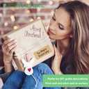 NATURALABEL 100 Sheets Printable Kraft Sticker Paper for Laser & Inkjet Printers - Full Sheet Self-Adhesive Craft Labels, Matte, Letter Size (8.5" x 11")