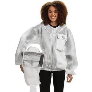 Bees & Co K85 Ultralight Beekeeper Jacket With Square Veil