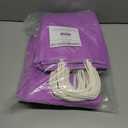 DechoPak Purple Gift Bags, 50Pack 8x4.4x10 Inch Light Purple Paper Gift Bags with Handles, Gift Bag Bulk Medium Party Favor Goodie Bag for Kids Birthday Wedding Valentine's Christmas Retail Business