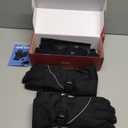 BNZ Heated Gloves for Men Women, Rechargeable Heated Gloves for Winter Sports Snow Biking Riding Skiing Cycling Hunting Snowboarding, Touchscreen Function (Large)