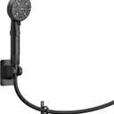 RV Shower Head with Hose, High Pressure 9 Mode Black Shower Head with On/Off Switch, Filtered Black Shower Head, Shower Head for RV/Campers, Travel Trailer, Motorhome for Water Saving（Black）