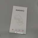 MAKAVO Magnetic for iPhone 16 Pro Max Case, Compatible with MagSafe, Built-in Camera Lens Protector, Logo View, Military Grade Drop Protection Phone Cover, Sierra Blue