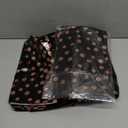 VitalCozy Round Dot Tablecloth 84 Inch Plastic Table Cover Polka Dot Confetti Tablecloths for Easter 2026 Graduation Prom Wedding Birthday Spring Party Supplies(Black and Rose Gold,3 Pcs)