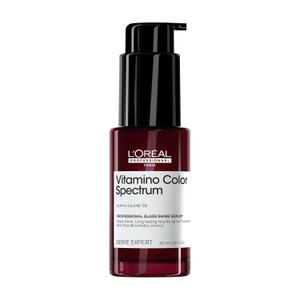 L'Oral Professionnel Paris Vitamino Color Spectrum Glass Shine Serum - Instant Glass Shine, Protects Colored Hair, Heat Protection Up to 450F, Vibrant Colors Up to 100 Days