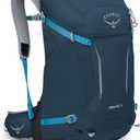 Osprey Hikelite 32L Lightweight Hiking Backpack - Durable Travel Daypack with Rain Cover for Men and Women, Atlas Blue, S/M