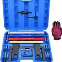 Master Engine Timing Vanos Camshaft Alignment Locking Tool Kit, Compatible with BMW 2.5 3.0 N51 N52 N53 N54 N55 S55 Engines, Including BMW 3 Series 328i, Crankshaft Flywheel Alignment Tool (Blue-New)
