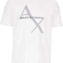 Armani Exchange Men's Crew Neck Logo Tee T Shirt, XL