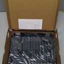 Digital Bathroom Scale for Body Weight: High-Precision 4-Sensor Accuracy, LED Display, 400lb/180kg Capacity, Safe Rounded Corners, Batteries Included