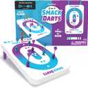 EastPoint Smack Darts 2-in-1 Suction Cup Dartboard Game - 12x24 in, Multicolor - Easy Door & Floor Setup for Man Cave & Game Room - Includes 6 Sticky Tips & Spinner for Adults