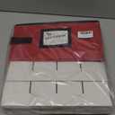 Sattiyrch Christmas Ornament Storage Box,Box Contributes Slots for 64 Holiday Ornaments 3-Inch Underbed Storage (Red)