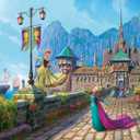 Ceaco - Thomas Kinkade - Disney - Frozen Celebration in Arendalle - 1000 Piece Jigsaw Puzzle
