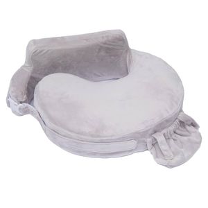 My Brest Friend Super Deluxe Nursing Pillow - Enhanced Comfort & Ergonomic Breastfeeding Pillow for Ultimate Support for Mom & Baby - Adjustable and with Handy Side Pocket, Sandstone