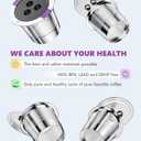 Stainless Steel Reusable Coffee Pods with 3 Holes, For Compatible with Ninja Coffee Maker, compatible with Ninja Coffee Makers (CFP201, CFP300, CFP301, CFP305, CFP307, CFP400) (2)