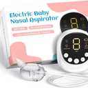 Nasal Aspirator for Baby, Hospital Grade, Electric Nose Sucker with Adjustable 9 Levels Suction, Rechargeable with Night Light and Nursery Rhyme, White