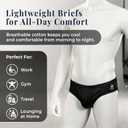 Beverly Hills Polo Club mens Beverly Hills Polo Club Men's 5 Pack Low Rise Brief (Medium, Navy, Dark Shadow, Grey, Bright Blue, Black)