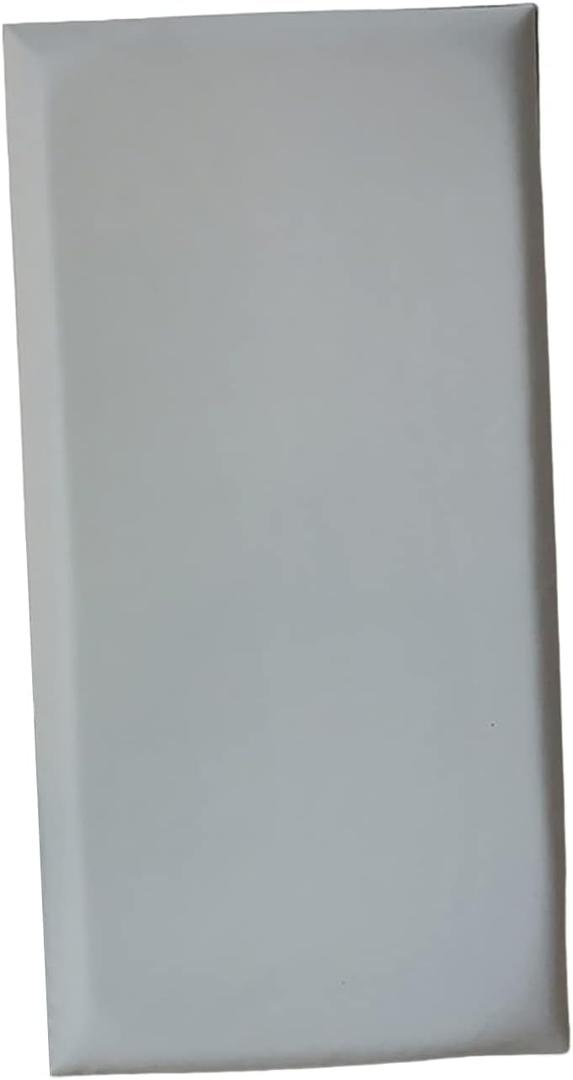 Anti-Collision Wall Padding for Kids Playroom, Upholstered Wall Mounted Headboard, Waterproof Soundproof Peel and Stick Headboards for Bedroom, Kindergarten, Baby Protector Wall Panels Light Grey