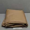 ULTCOVER Rectangular Patio Heavy Duty Table Cover - 600D Tough Canvas Waterproof Outdoor Dining Table and Chairs General Purpose Furniture Cover Size 76L x 54W x 28H inch (Brown)