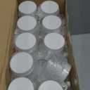 SATINIOR 100 Pcs Plastic Jars with Lids Small Containers Lids Wide Mouth Small Plastic Containers for Lotion Cream Rhinestones Body Butters Travel Storage(2 oz,Clear)