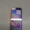 Dummy Fake Phone Model, Looks Like The Real Phone Dummy Compatible with Phone 17 Pro, Prank Stuff Decoy Pear Non-Working Toy Phone 17 Pro for Kids Pink Orange (Rainbow Front)