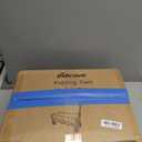 Extra Long Collapsible Wagon Cart, 480LBS Heavy Duty Utility Wagons with All-Terrain Wheels, Foldable Grocery Carts for Gardening, Shopping, Beach, Camping, Black (Ebony)