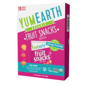 YumEarth Organic Tropical Fruit Snacks, 0.7 Ounce (Pack of 10)