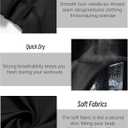 6 Pack Compression Shorts with Pocket Men Sports Workout Performance Athletic Running Underwear Shorts Spandex (Black, S)