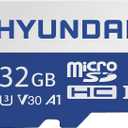 Hyundai - 32GB Micro SD Card - Fast, High Speed for - Nintendo Switch - Phone - Tablets - Laptop - Camera and More - UHS-1, 95MB/s, U3, 4K, Ultra HD, A1, V30 (MicroSDXC) - SDC32GU3