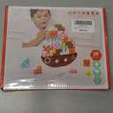 1Set Wooden Balancing Blocks for Early Learning Development Interactive Parent Play with Animal Design for Ages