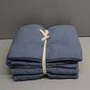 PURE ERA Jersey Knit 4pc Bed Sheet Set 100% T-Shirt Cotton Super Soft Comfy Breathable Fits Mattress Up to 20" Extra Deep Pocket (Solid Cerulean Blue, Cal King)