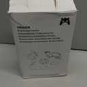 Hanging Automatic Food Dispenser, 27oz Large Capacity Hanging Pet Cage Feeder for Rabbit Bird Chinchilla Hedgehog Guinea Pig Ferret Kitty Puppy (Gray)