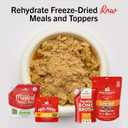 Stella & Chewy's Human-Grade Grass-Fed Beef Bone Broth for Dogs - Joint & Gut Health Liquid Food Topper with Collagen & Turmeric, 16 Fl Oz Resealable Pouch