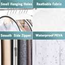 Liuoud Clear Garment Bags for Hanging Clothes 10 Gusseted, Suit Bags for Closet Storage, Hanging Plastic Clothes Cover for Coat, Dress, Fur, Shirt, 4 Pack, 40 Long