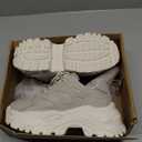 Niluber Chunky Sneakers for Women White Black Red Purple Platform Sneakers Comfortable Casual Lace Up Fashion Tennis Shoes (10)