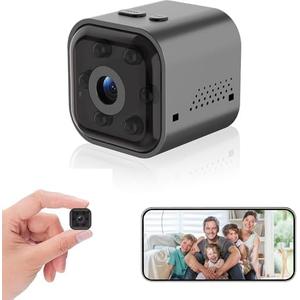 Kxrgnst Hidden Camera - 1080P HD WiFi Wireless Security Camera - Nanny Camera - Best Mini Car Cameras for Surveillance - Surveillance Camera with Motion Detection and Night Vision