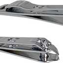 DragonFruitee Premium Nail Clippers for Fingernail and Toenail, Carbon Stainless Steel Nail Cutter with Durable and Long-Lasting Razor Sharp Blade - Chrome Finish