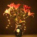 4 Pack Battery Operated Dewdrop Led Lights,Indoor Mini Fairy Lights With Timer Function,For Wedding Home Parties Christmas Holiday Decoration,6 Hours on/18 Hours Off ,30 Count LEDs,10 Feet(Warm white)