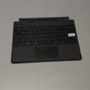 Surface Pro Keyboard, Wireless Type Cover for Microsoft Surface Pro 11/10/9/8/X 13 inch, Ultra-Slim Portable Magnetic Bluetooth Keyboard with 7 Color Backlit, Pen Holder, Trackpad, Auto Wake up/Sleep (Black)