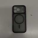 TOCOL for iPhone 17 Pro Case, Compatible with Magsafe, Full Camera Protection, Built-in Magnetic Ring, Drop Protection, Translucent Matte Phone Case for iPhone 17 Pro 6.3 inch (Black)